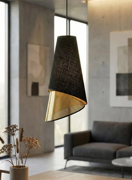 Люстра Emibig MODA LED, 15 Вт, черно-золотая, 140*20 см, 1617/1