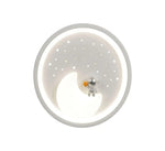 Ceiling lamp Kids Lighting Gray Cosmonaut 48*48*10cm MD21039