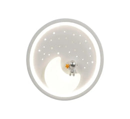 Ceiling lamp Kids Lighting Gray Cosmonaut 48*48*10cm MD21039