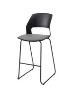 Bar stool Hongqiao gray 151# artificial leather with plastic backrest and metal legs XS-036S-8