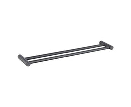 Держатель для полотенец Empolo с двойным подвесом Gun Metal 60 см M97108GM