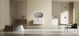Зеркало Jade Beverly овальное со светодиодной подсветкой, 90*30*70 см, JA28012-90W-Mirror