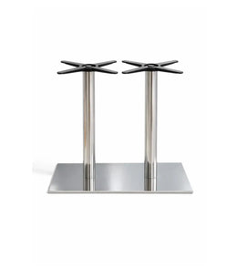 Kitchen table leg pedral INOX metal polished 75*40cm 4461/LU