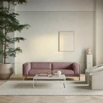 Living room sofa Bolia Cosy Material SOIL ROSE MELANGE Oak legs with white pigments 246cm 01-018-01_01088