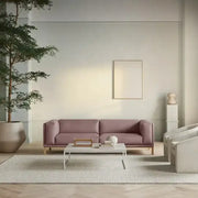 Living room sofa Bolia Cosy Material SOIL ROSE MELANGE Oak legs with white pigments 246cm 01-018-01_01088