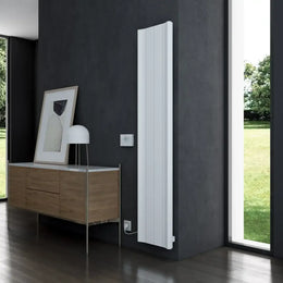 Радиатор Carisa BOREAS B 4 секции, алюминиевый, электрический, белый 2000W 180*36.9см BRE1800036904||Whi
