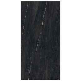 Крупноформатный керамогранит ASCALE BELVEDERE BLACK глянцевый 6мм*320*160см кв.м. ASC100P