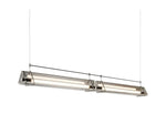 Chandelier Juncan horizontal metal glass acrylic 150cm MD2305