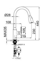 Кухонный смеситель Empolo с поворотным изливом хромированный M72 2101
