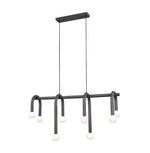 Chandelier Viokef DELORI 28 Watt Black 169*89x22cm 4324700