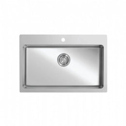 Кухонная мойка Ukinox Micro из нержавеющей стали 8.3*55 см врезная ME838.559.12K