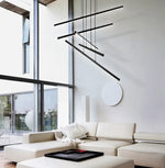 Chandelier Viokef RAY LED 60W 3000K Black 80.5*140cm 4301400