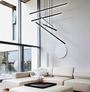 Chandelier Viokef RAY LED 60W 3000K Black 80.5*140cm 4301400