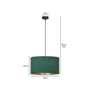 Люстра Emibig HILDE LED 15 Вт зеленая 100*35см 1051/1