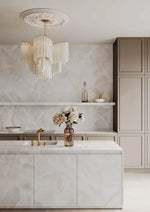 Large tiles Infinity Onyx White Luc without mesh 160cm*320cm*6mm sq.m. OC07 OC07-LUC