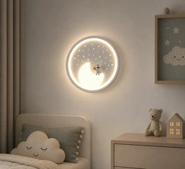Ceiling lamp Kids Lighting Gray Cosmonaut 48*48*10cm MD21039