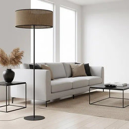 Торшер Emibig ECO 15 Ватт, коричневый, 143 см 1657/LP1