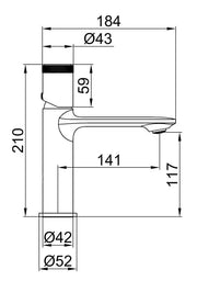 Basin mixer Empolo chrome | M71 1101