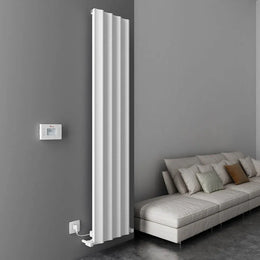 Радиатор Carisa BOREAS S, 3 секции, алюминиевый, электрический, белый, 1500W, 180*27.6см BRS1800027603||Whi