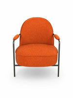 Reception chair Miago Orange Furniture Metal frame 80*73*82cm LL001O