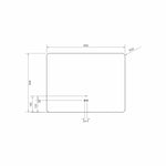 Зеркало Empolo с подсветкой, прямоугольное 60*80 см MEL-17LM