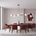 Emibig MAGNUS LED Chandelier, 10W, Burgundy, 100 × 14 cm 1644/6