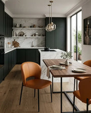 Кухонный стул Kimhome, коричневая искусственная кожа, CY-0033#