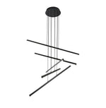 Chandelier Viokef RAY LED 60W 3000K Black 80.5*140cm 4301400