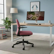 Office chair LTForm OLIVIA black low back base B23 rubber R10 material C20 OV20B23R10C20