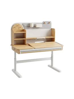 Study table Tozme Kids with rubber wood surface metal legs 120*60*52-76cm N8C-120