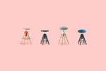 Bar stool Pedrali ARKI-STOOL light oak step AR400 height adjustable 50*65-75cm ARKW6/RS_AR400_FSC