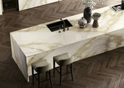 Large tile INFINITY CALACATTA HERMITAGE sat B matt without mesh 162cm*324cm*12mm MB17-SAT-B-12