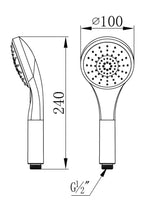 ხელის შხაპი Empolo ქრომირებული M81885
