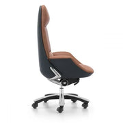 Office chair Miago Leather With casters Orange 73*118*73cm CM-K019AS