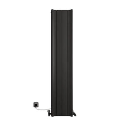 Радиатор Carisa BOREAS B 4 секции, алюминиевый, электрический, черный, 2000W, 180*36.9см BRE1800036904||B