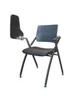Meeting chair Miago with left armrest and adjustable backrest, black CV-B249BS-21