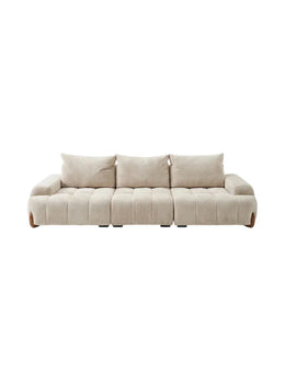 Диван для гостиной Kimhome, бежевая ткань, 320*128*90см LS-B2030