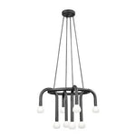 Chandelier Viokef DELORI 28 Watt Black 160*61cm 4324600