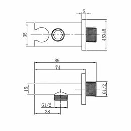 Water dispenser with suspension Empolo MSH006