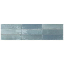 Floor and wall tile Dune Agadir blue glossy 7*28 | 188549