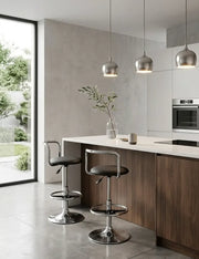 Bar stool Hongqiao swamp green 81#ZP artificial leather with metal backrest height adjustment (SS)CM-B113BS-2