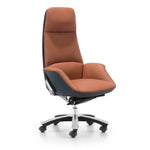 Office chair Miago Leather With casters Orange 73*118*73cm CM-K019AS