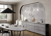 Large tile INFINITY HOLOS HYAMS WHITE without glossy grid 160cm*320cm*6mm sq.m. HL01 HL01-POL