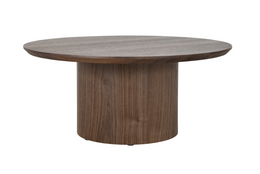 Coffee table Hinlim EMERY MDF+walnut veneer walnut-colored