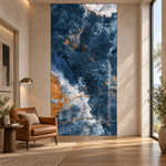 დიდი ფილა Infinity Ocean Blue Luc პრიალა ბადის გარეშე 160სმ*320სმ*6მმ კვ.მ. OC03-LUC — გამოყენების ვიზუალიზაცია