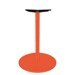 Pedrali Tonda 4550 table base 4550_TE200 reviewed Tripo 3D model, Stocked red orange with black mounting bracket, 55 x 55 x 73 cm