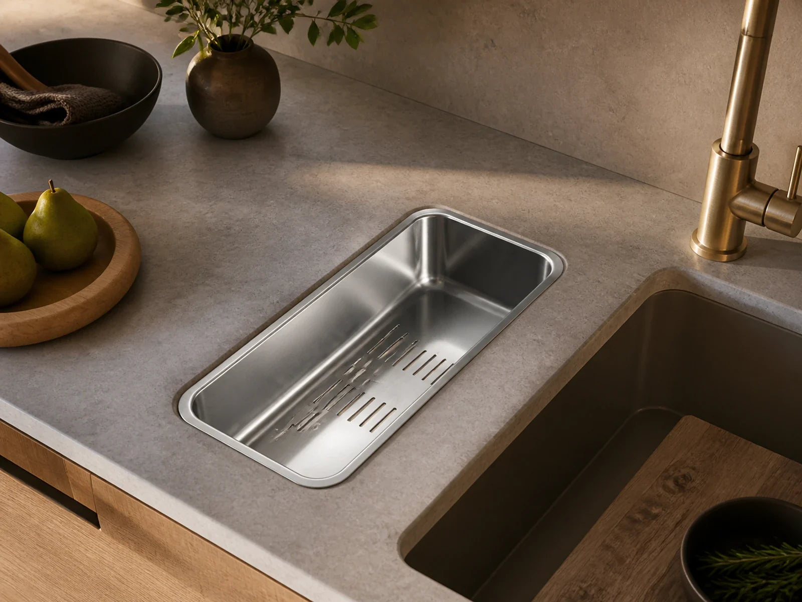 Kitchen sink strainer Ukinox stainless steel CS16.39