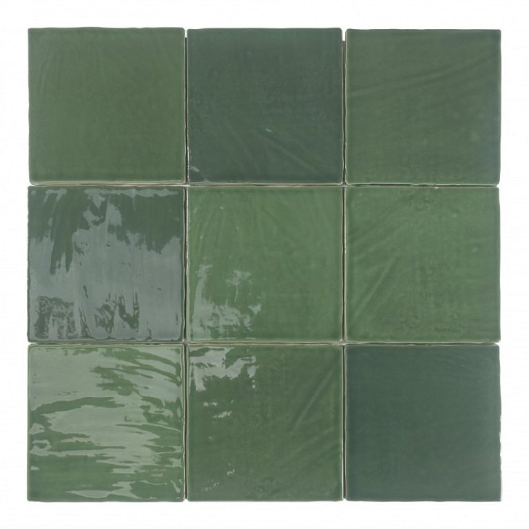 Wall Tile Dune Tabarka Green Glossy 15x15 cm 188251