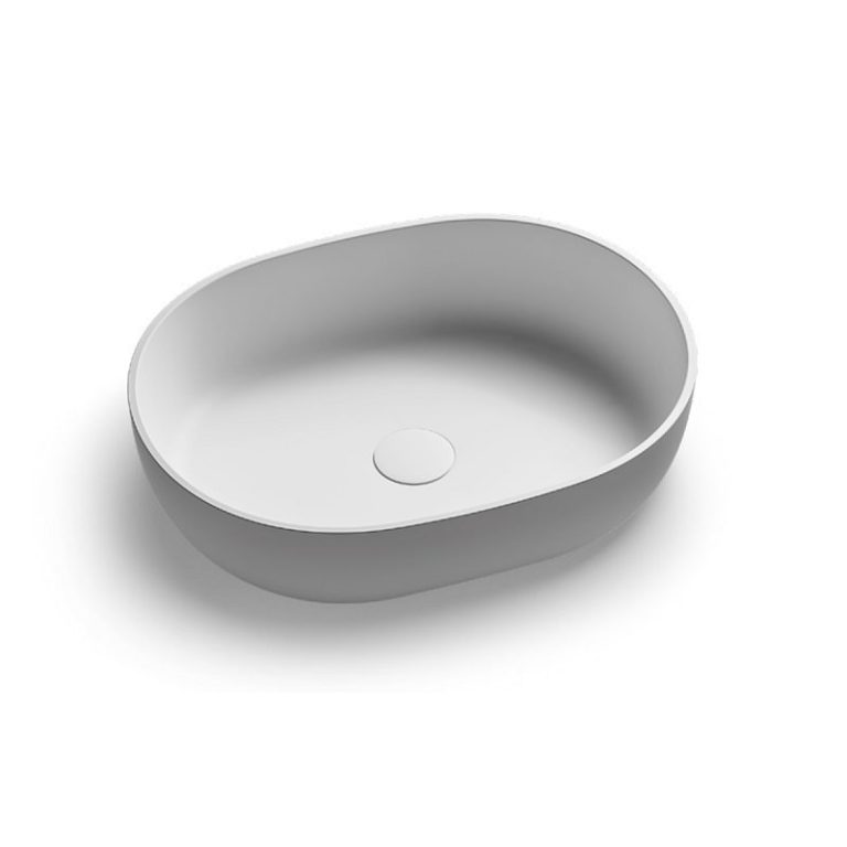 Aquaforte Oval Stone Washbasin BC08329BNC
