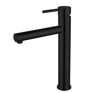 ხელსაბანის მაღალი შემრევი ონკანი Empolo შავი მატი - Merlons.ge